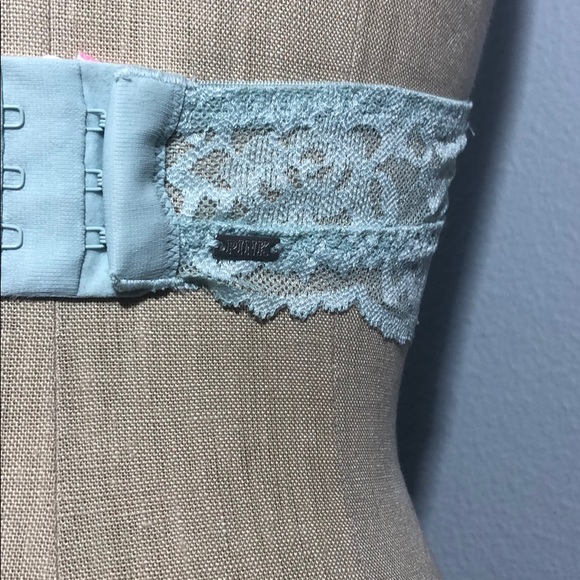 VS Pink Lace Halter Neck Bra Sz S NWT - Picture 5 of 8